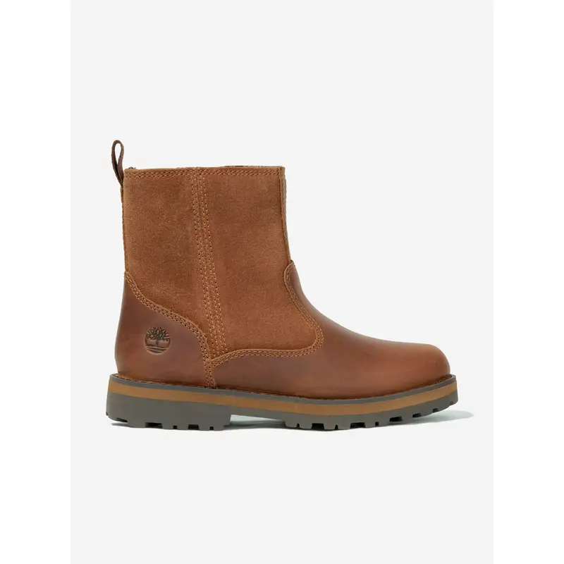Timberland Kids Courma Mid Warm Lined Boots in in Brown