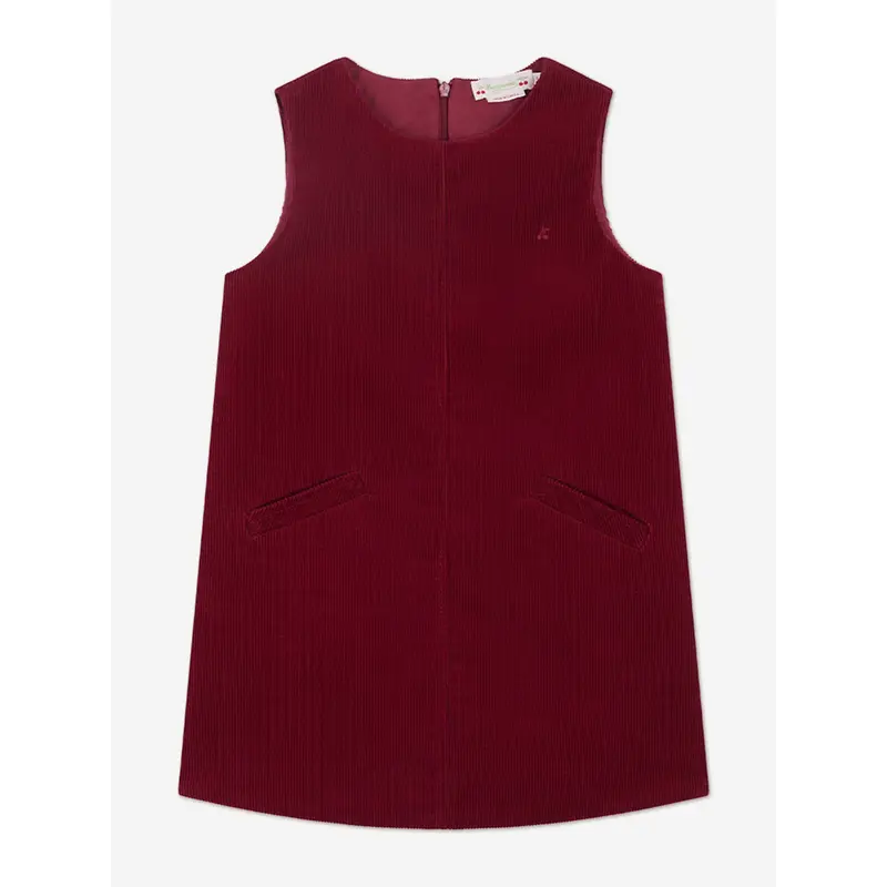 Bonpoint Girls Jolla Dress in Red
