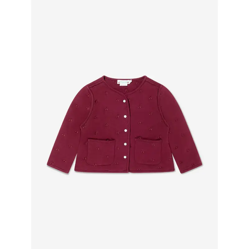 Bonpoint Girls Jeanna Jacket in Red