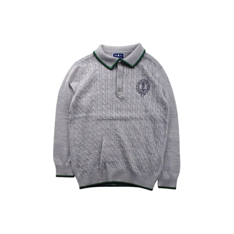 Nicholas & Bears Cable Knit Polo - Size 6T