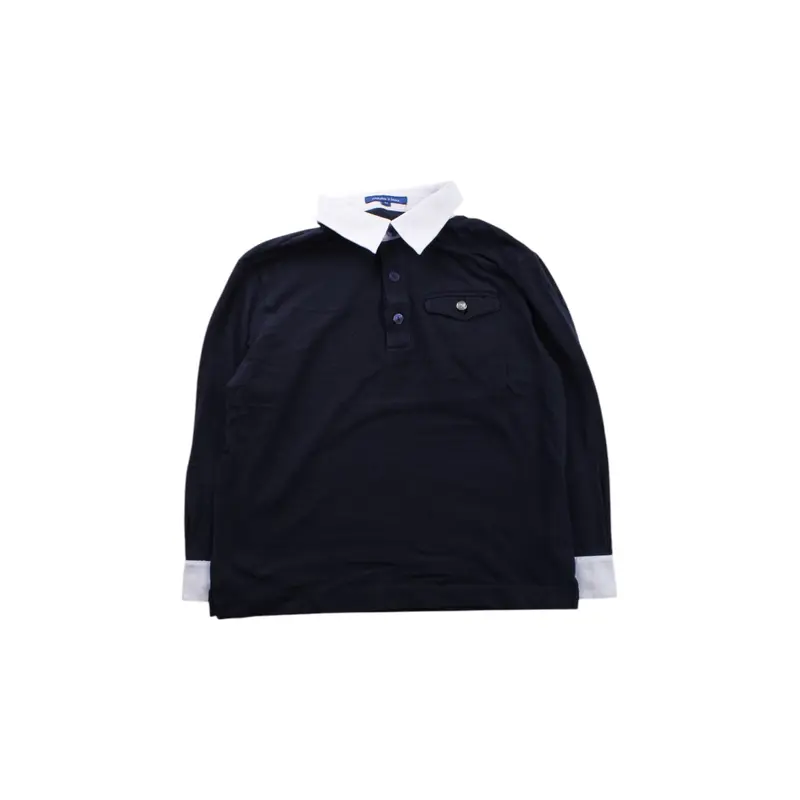 Nicholas & Bears Long Sleeve Polo, Size 6T