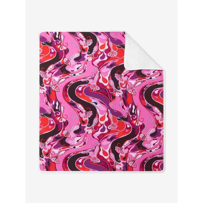 PUCCI Baby Girls Orchidee Print Blanket in Pink (90cm)