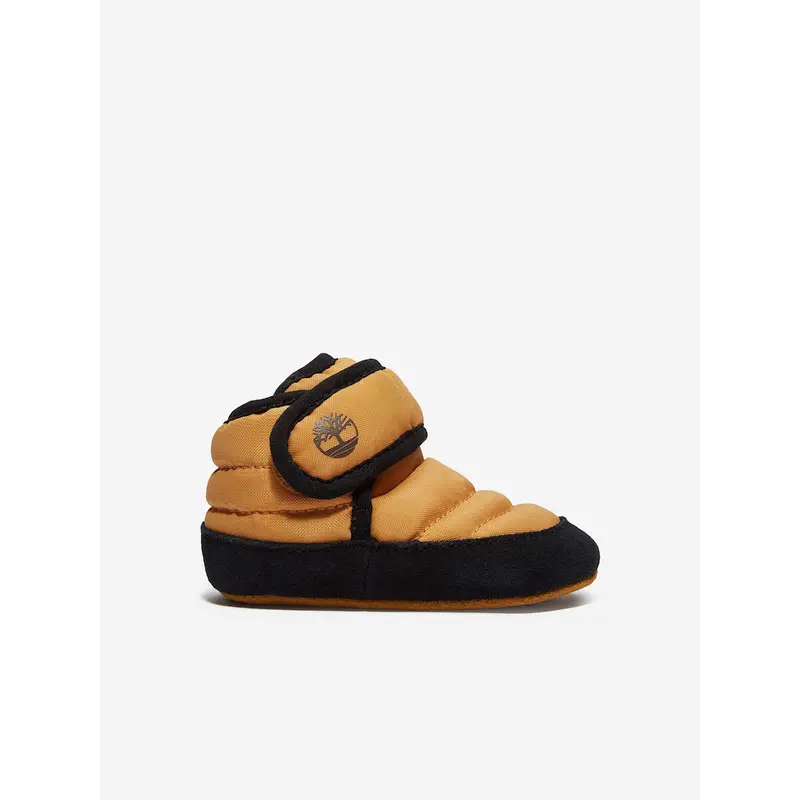Timberland Baby Crib Mid Hook and Loop Ripstop Booties in Wheat