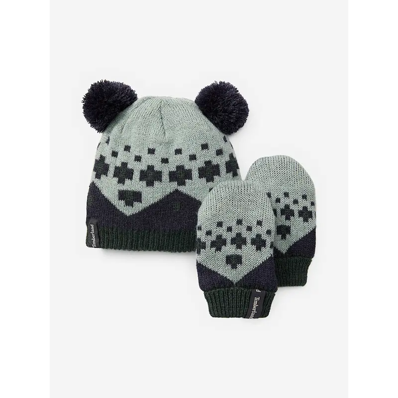 Timberland Baby Fair Isle Set in Grey