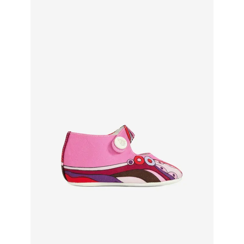 Baby Girls Orchidee Print Pre-Walkers in Pink