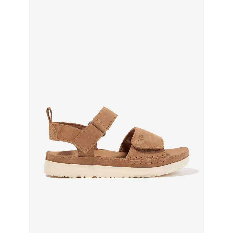 UGG Girls Goldenstar Sandals in Brown