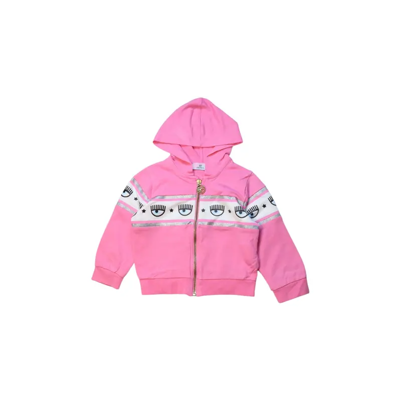 Chiara Ferragni Hooded Zippered Sweatshirt 6-12M