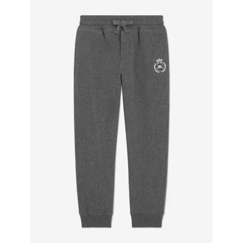 Dolce & Gabbana Boys Logo Joggers in Grey