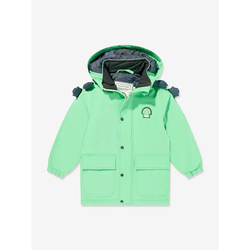 Roarsome Boys Spike The Dinosaur Raincoat in Green