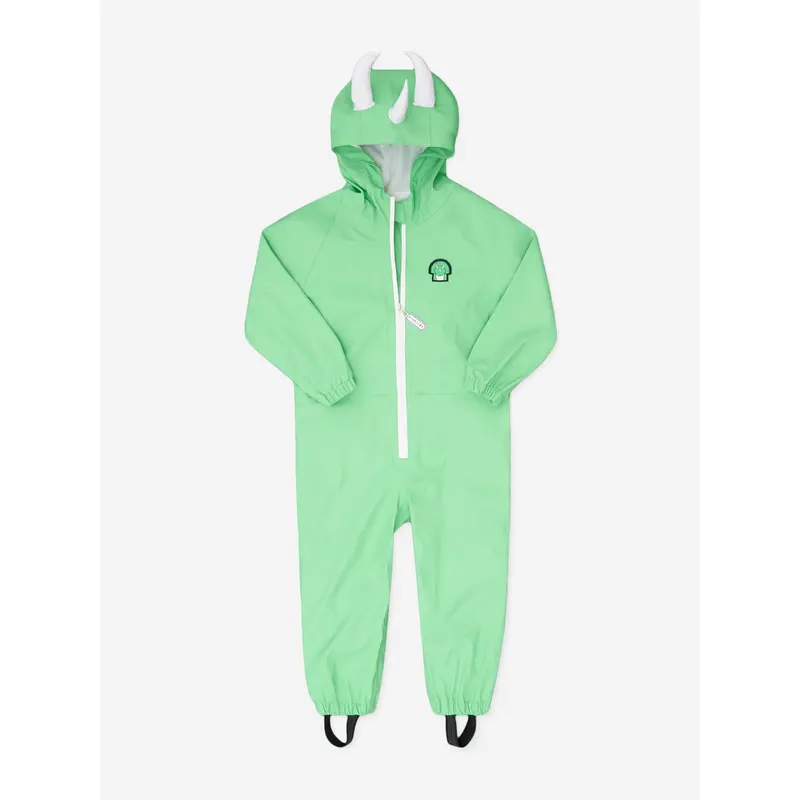 Roarsome Kids Spike The Dinosaur Puddlesuit in Green