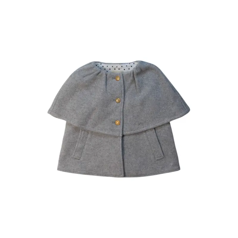 Nanos Cape With Gold Buttons 3T