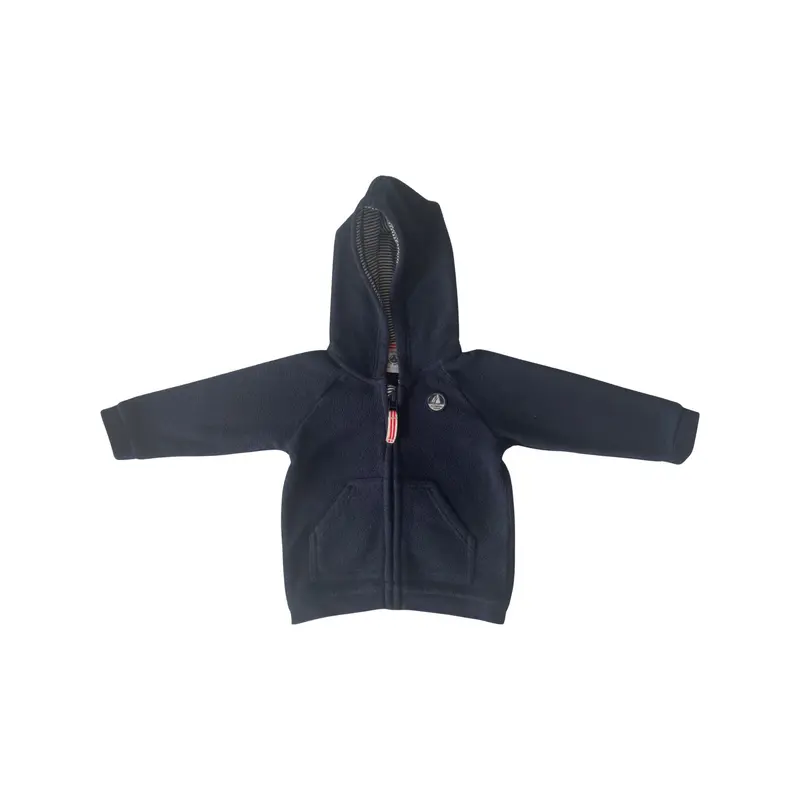 Petit Bateau Zippered Sweatshirt 6-12M