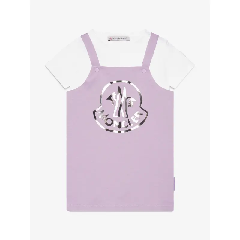 Moncler Enfant Baby Girls T-Shirt And Dress Set in Lilac