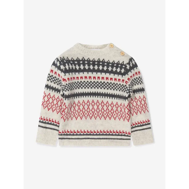 Bonpoint Baby Girls Wool Berthilie Jumper In Grey