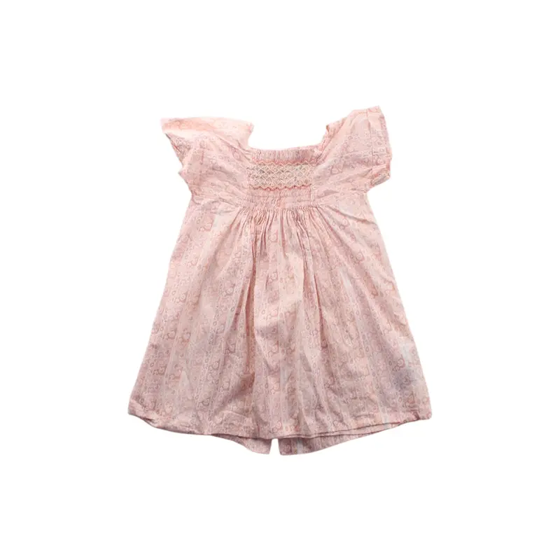 Bonpoint Floral Short Sleeve Dress 2T