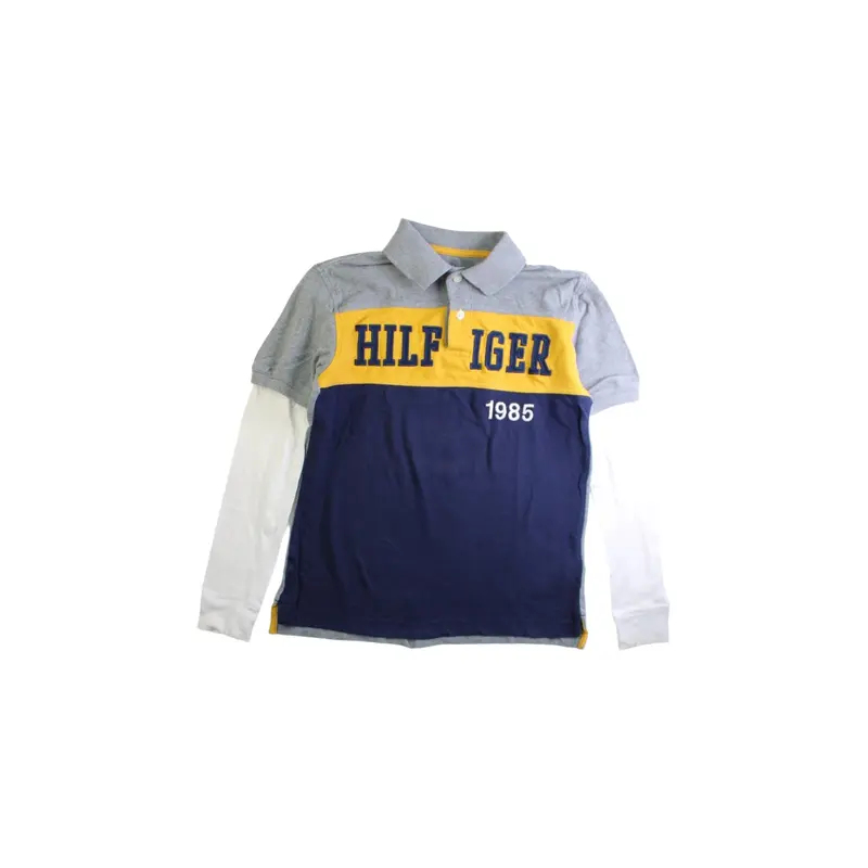 Tommy Hilfiger Long Sleeve Polo Size 8-10Y