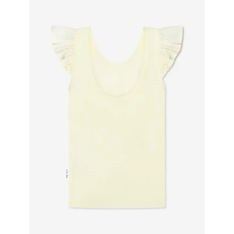 Molo Girls Organic Cotton Ranja Top In Yellow