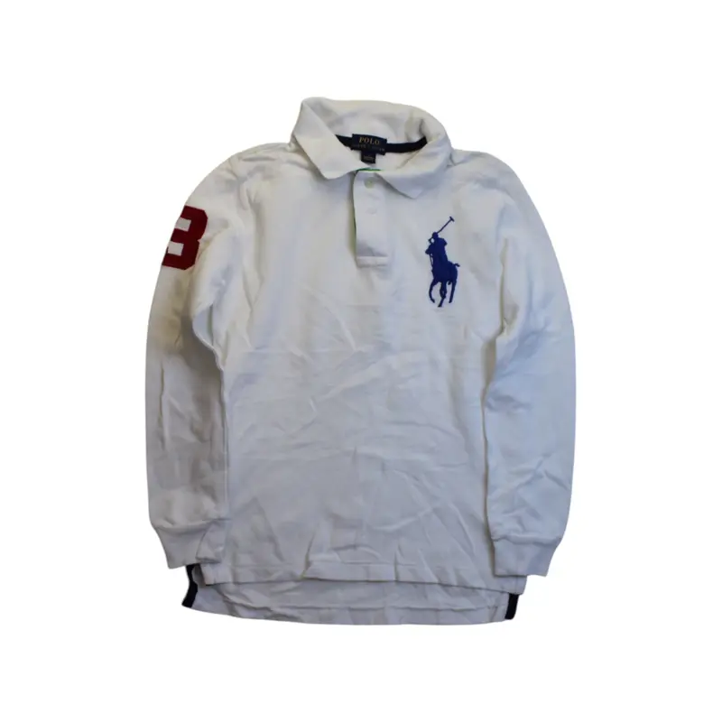 Polo Ralph Lauren Long Sleeve Polo Shirt - Size 7Y