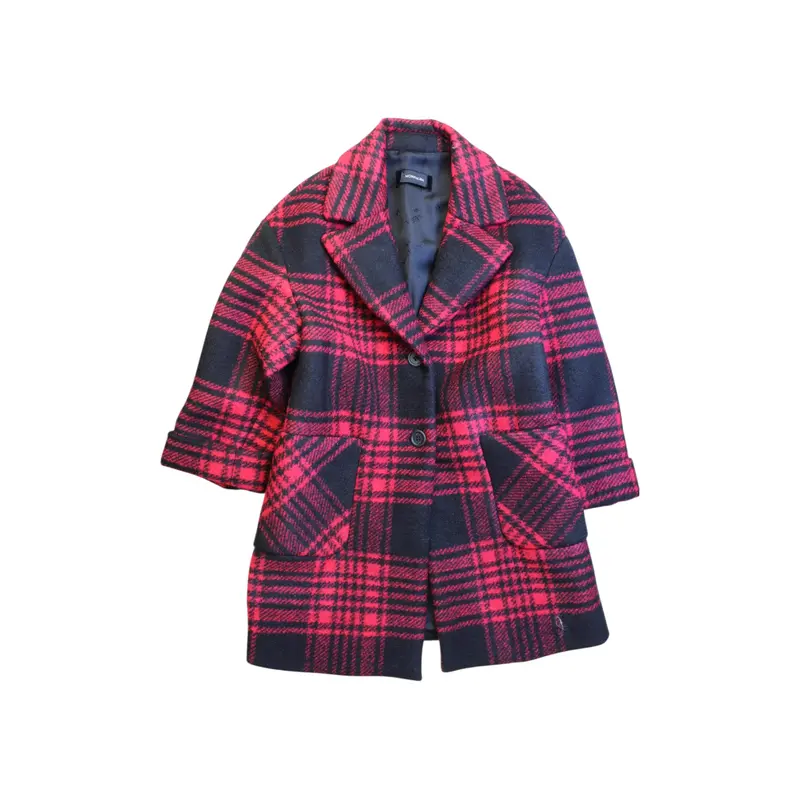 Monnalisa Checkered Coat 8Y