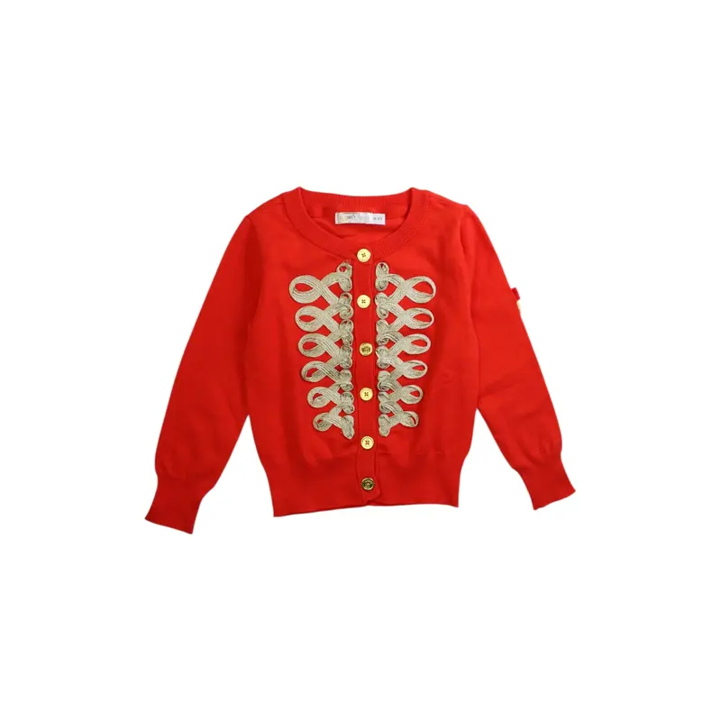 Angel's Face Embellished Cardigan 4-5T