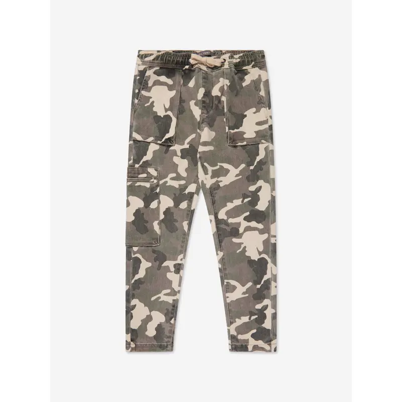DL1961 Kids Jackson Camouflage Joggers in Green