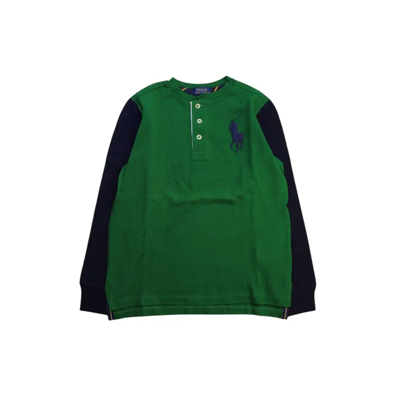Polo Ralph Lauren Long Sleeve Polo Shirt Size 7Y