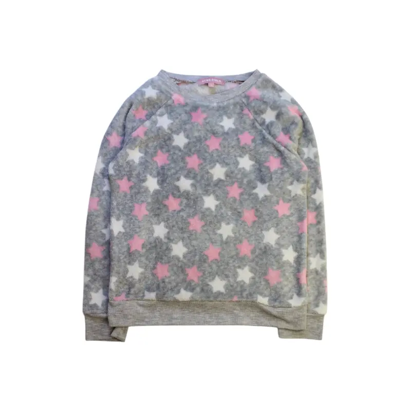 BCBG Star Pattern Velour Sweatshirt 7-8Y