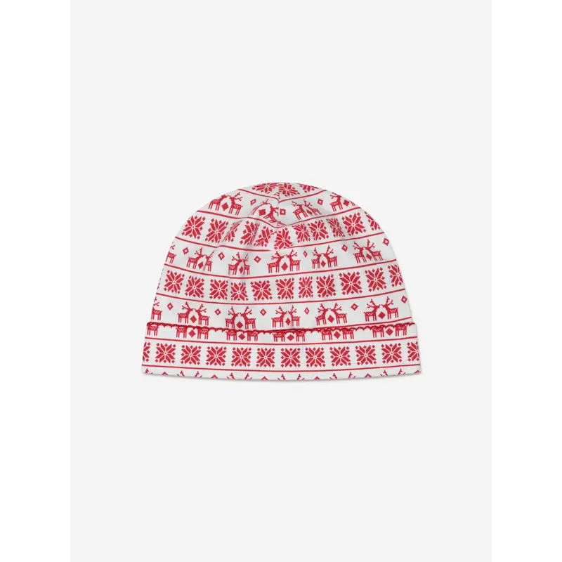 Magnolia Baby Baby Fair Isle Hat in Red