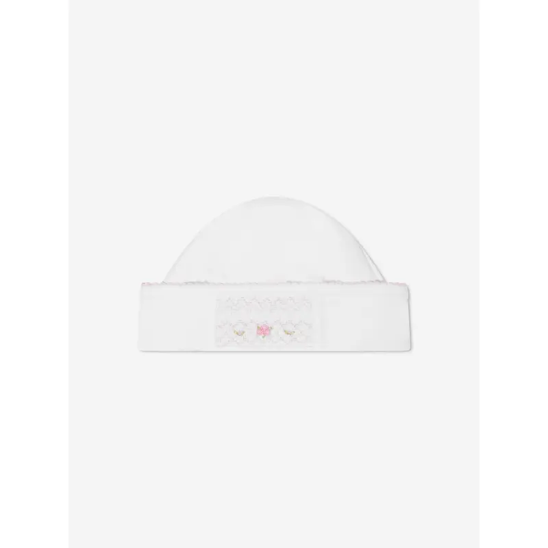 Magnolia Baby Baby Girls Smocked Hat in White