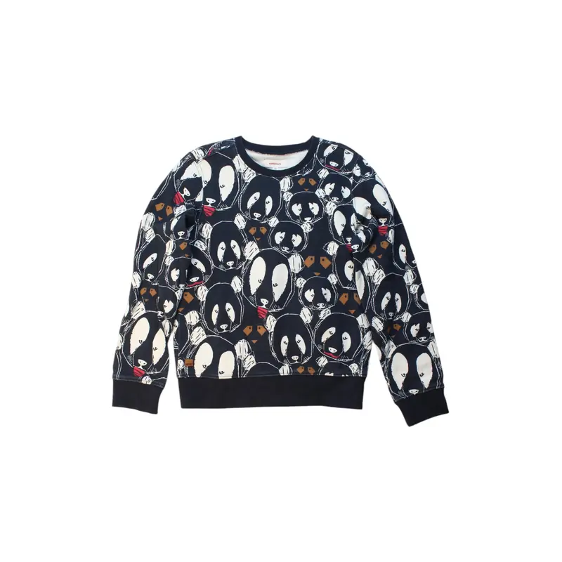 Catimini Animal Pattern Crewneck Sweatshirt 10Y