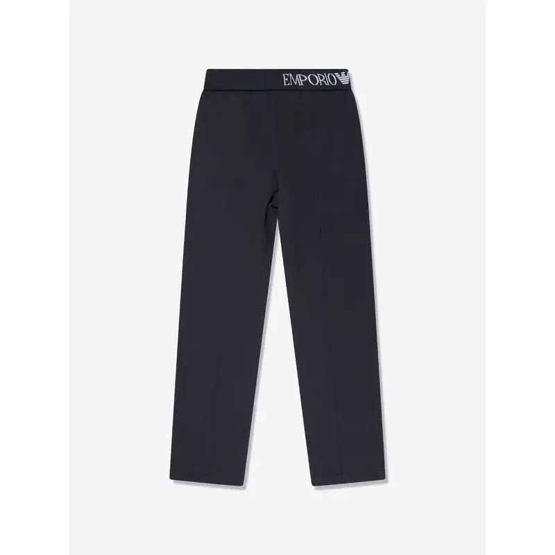 Emporio Armani Boys Logo Trousers in Navy