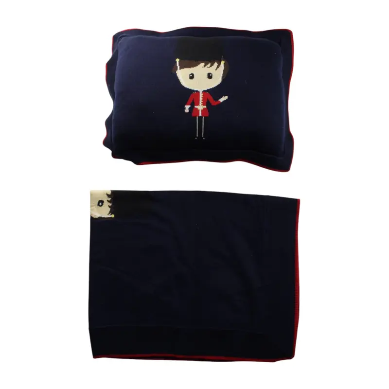 Nicholas & Bears Blanket And Pillow Set O/S