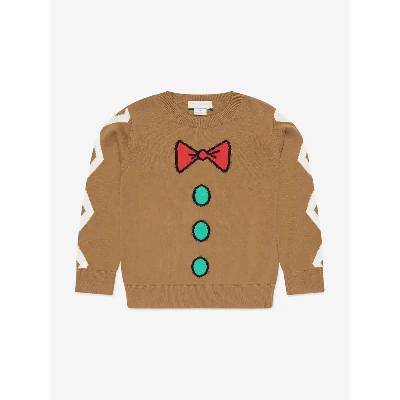 Stella McCartney Boys Knitted Jumper in Brown
