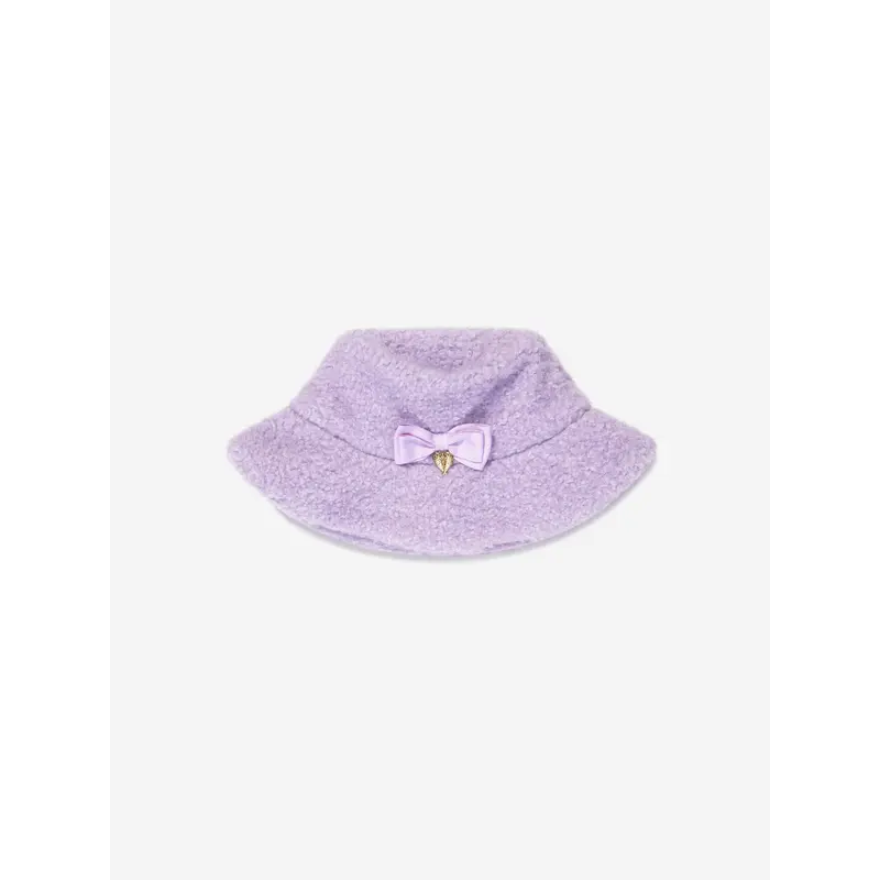 Angels Face Girls Maude Fleece Hat in Purple