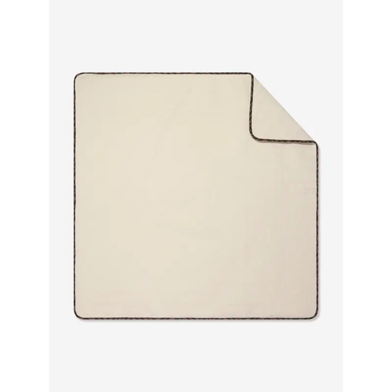 Baby Quilted Cotton Blanket in Beige (80cm)