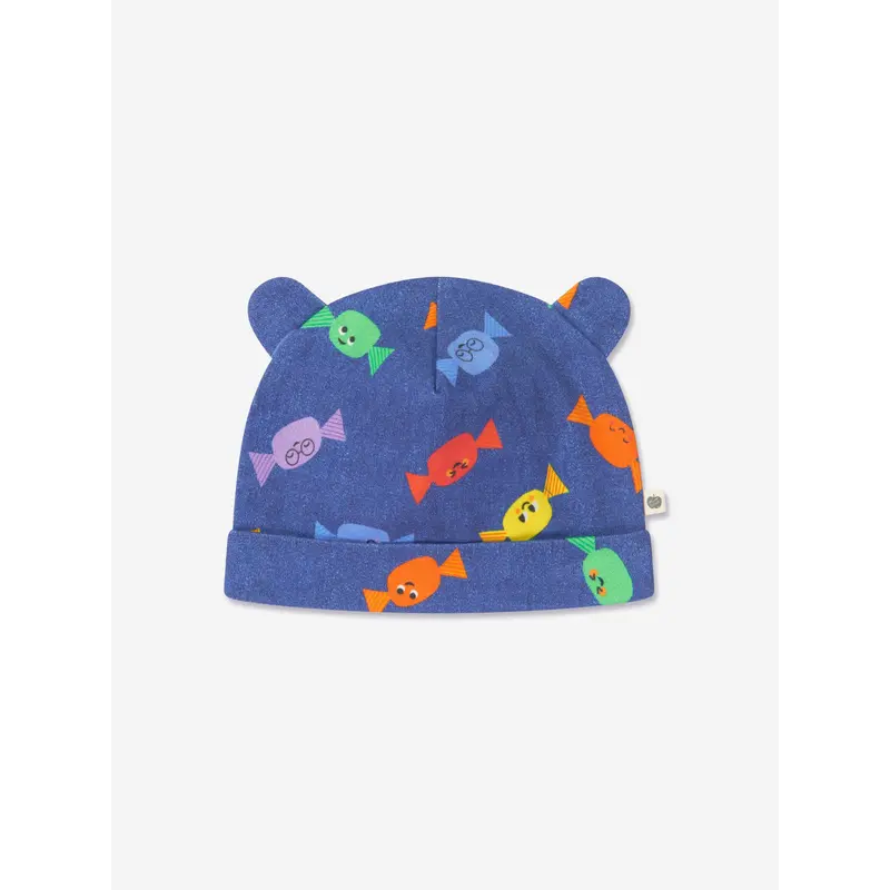 The Bonnie Mob Baby Sweetie Hat With Ears in Blue