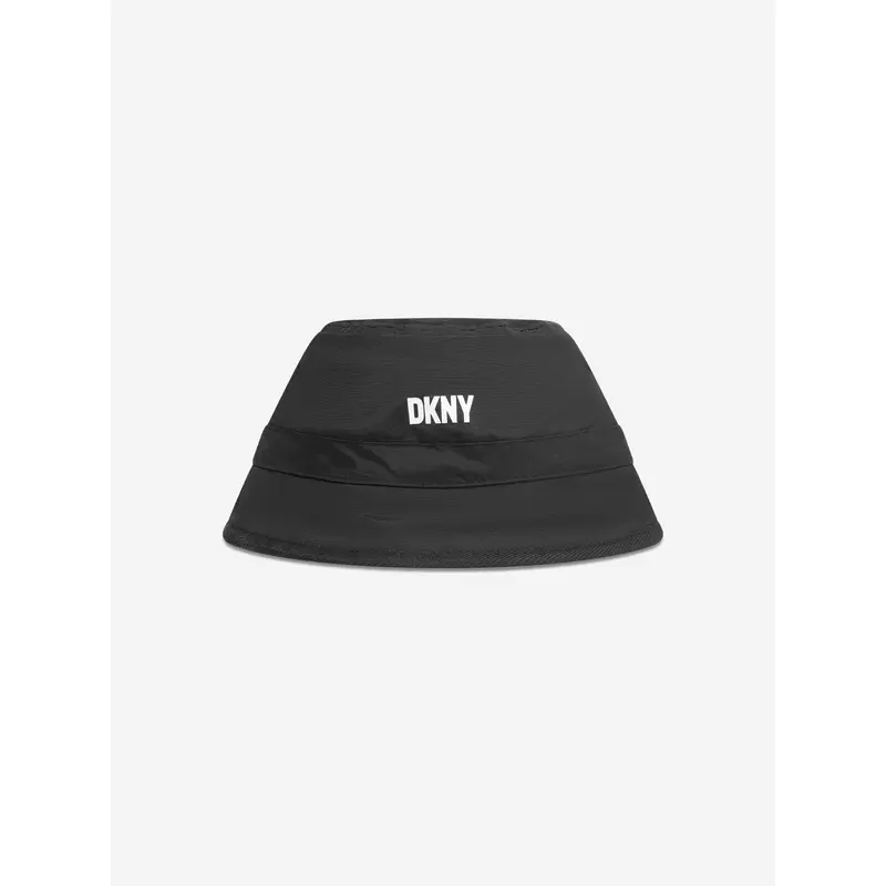 DKNY Girls Reversible Bucket Hat in Black