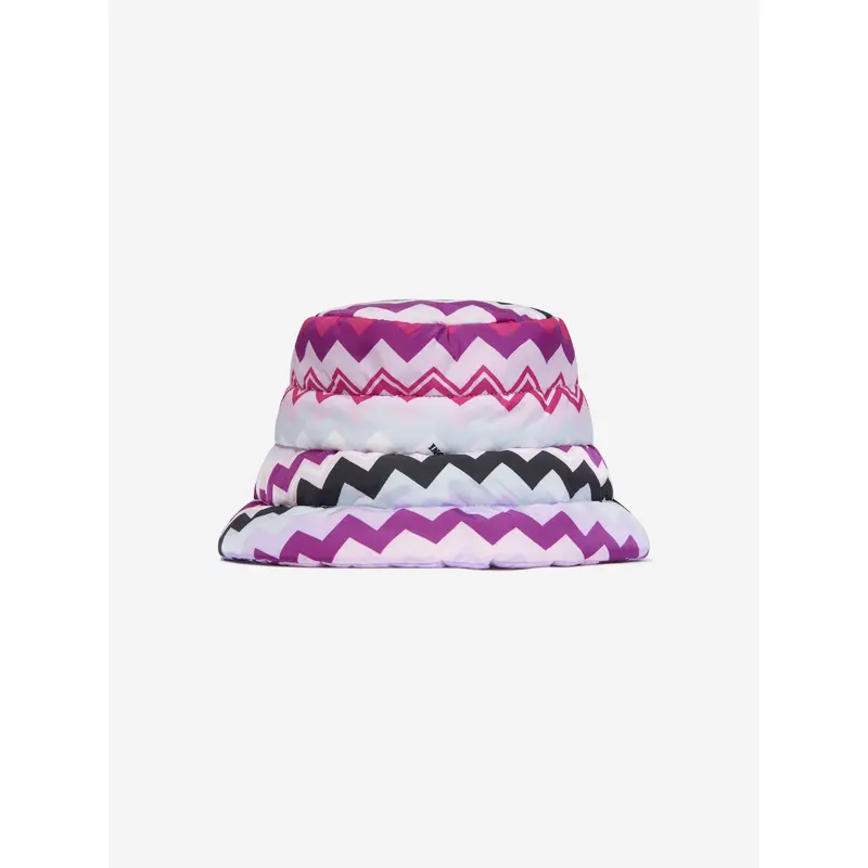 Missoni Girls Zigzag Bucket Hat in Pink
