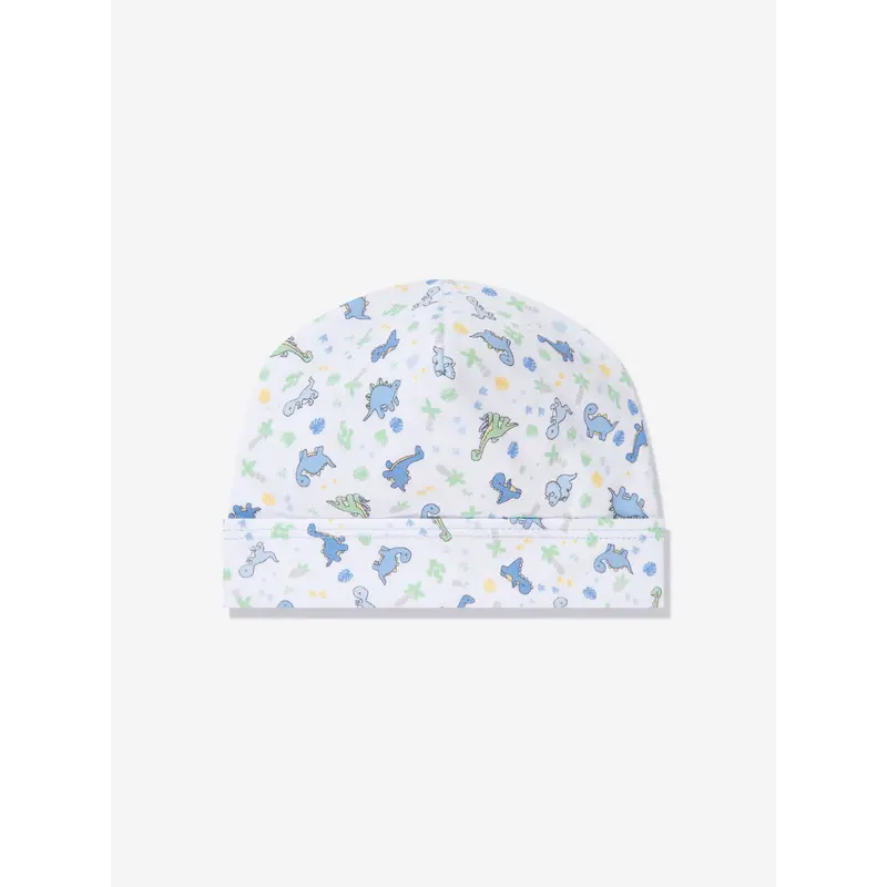 Magnolia Baby Baby Boys Dinoland Beanie Hat in White