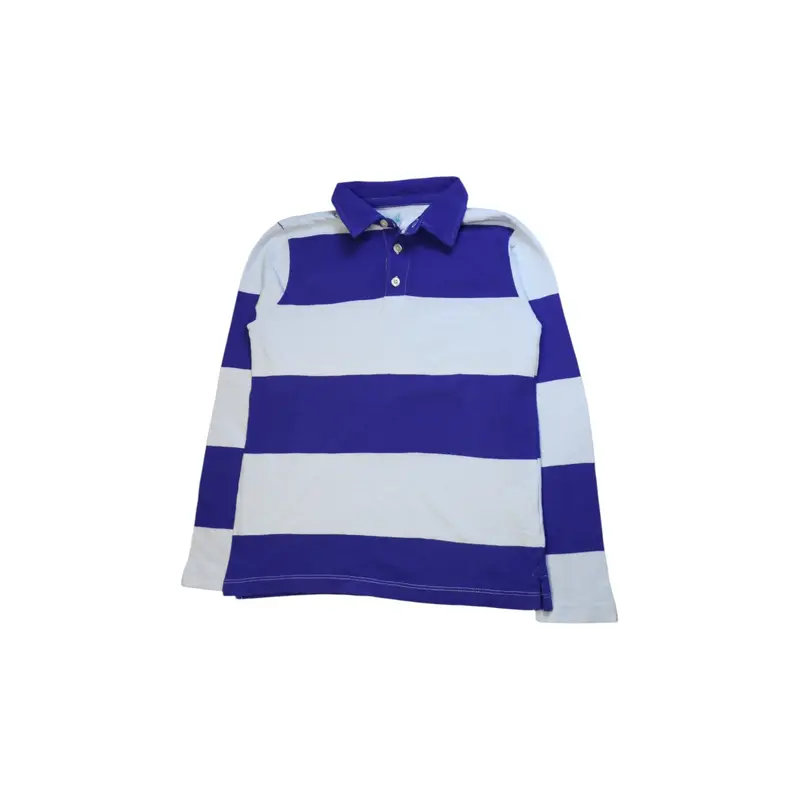 Crewcuts Long Sleeve Striped Polo Size 8Y