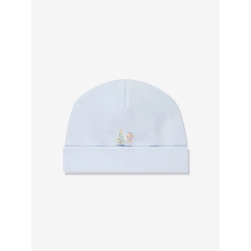 Magnolia Baby Baby Boys Sweet Gingerbread Embroidered Hat in Blue