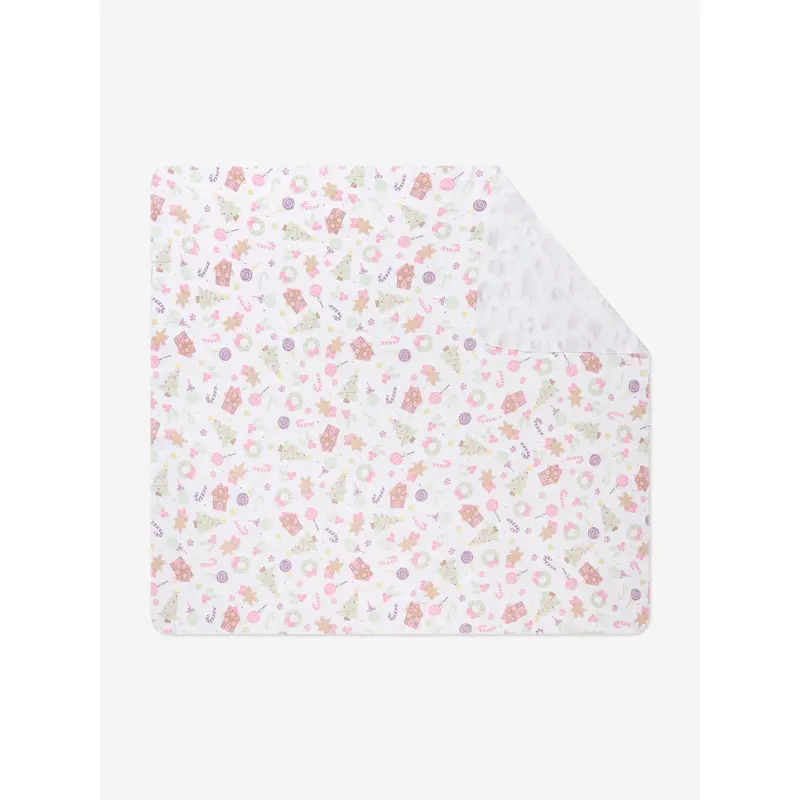 Magnolia Baby Baby Girls Sweet Gingerbread Swaddle Blanket in White