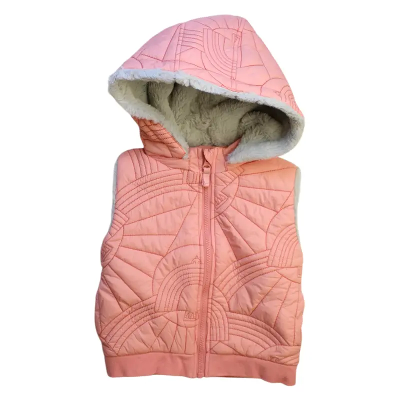The Bonnie Mob Quilted Hooded Vest 5T