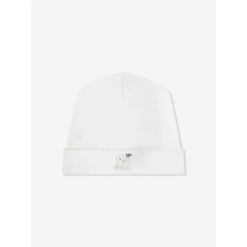 Magnolia Baby Baby Vintage Duckies Embroidered Hat in White