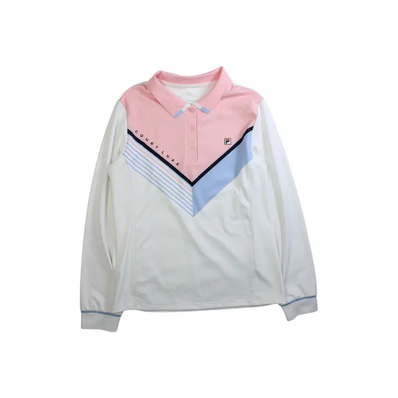 Fila Long Sleeve Polo Shirt Size 14Y