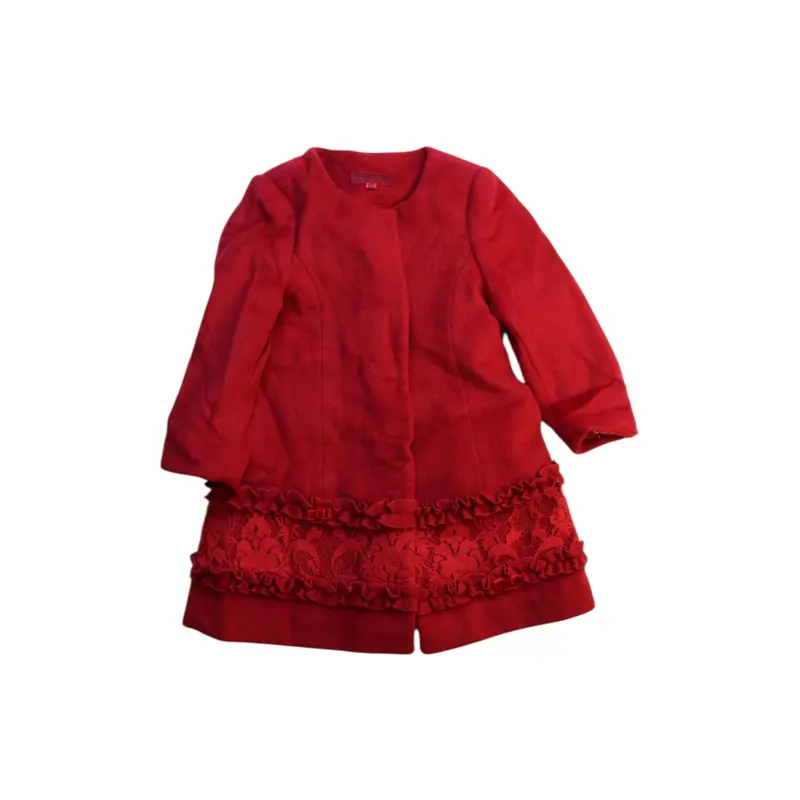 Nicholas & Bears Lace Trim Coat Size 2T