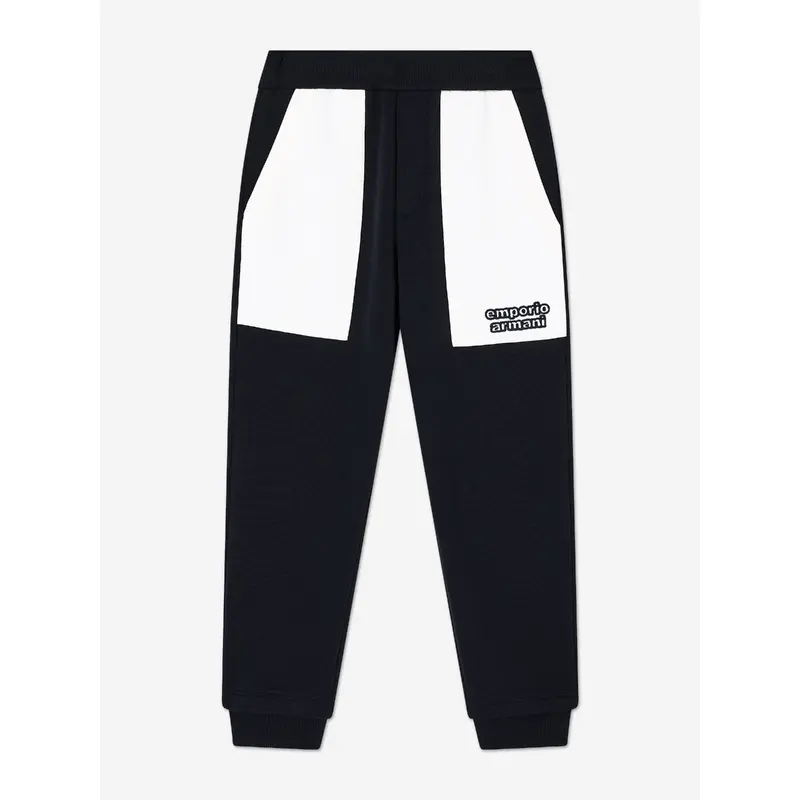 Emporio Armani Boys Utility Trousers in Navy