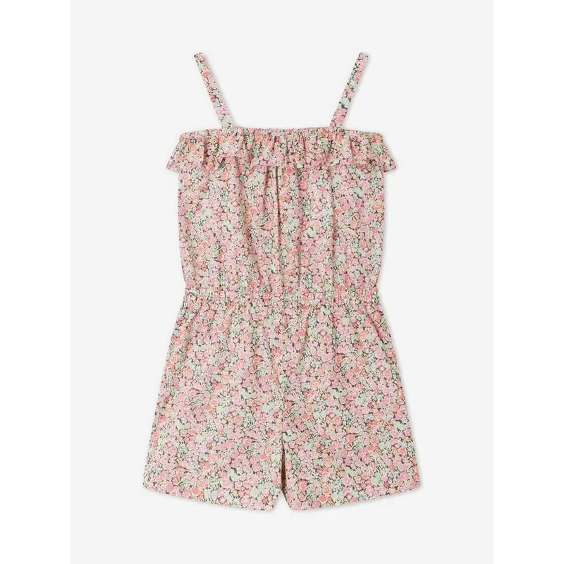 Bonpoint Girls Agrume Floral Playsuit in Multicolour