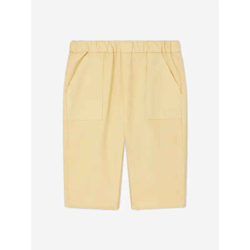 Bonpoint Baby Cotton Trousers in Yellow