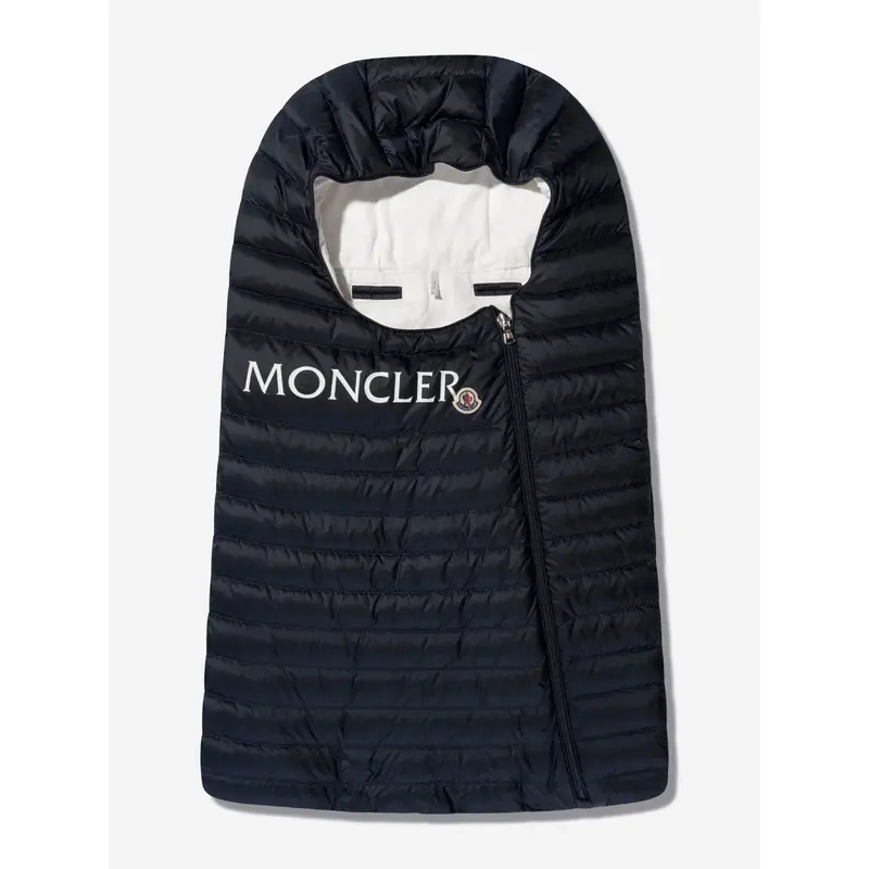 Moncler Enfant Baby Down Padded Nest in Navy